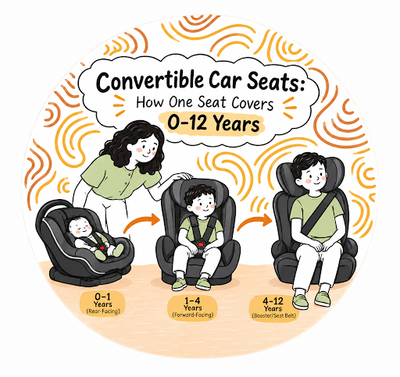 Loopie Convertible Car Seats: How One Seat Covers 0–12 Years