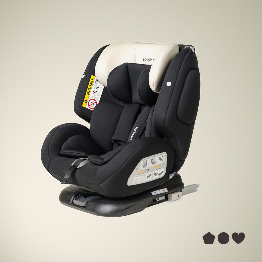 Loopie Lap | Car Seat for 0-12 Years | Convertible Car Seat | ISOFIX