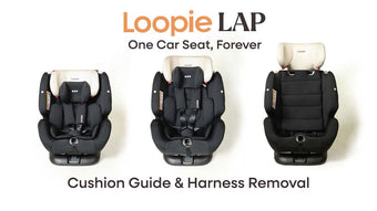 Loopie Lap | How to Use Cushions & Remove Harness in Seconds! #carseat #babygear